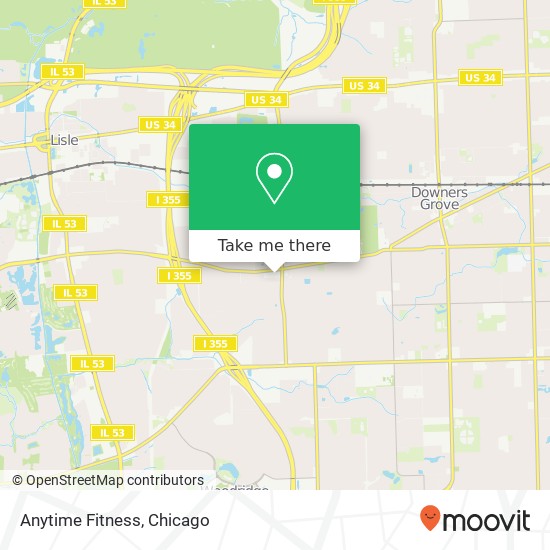 Anytime Fitness map