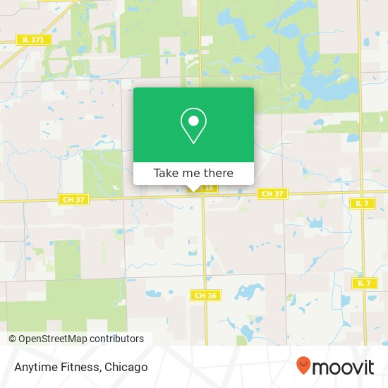 Anytime Fitness map