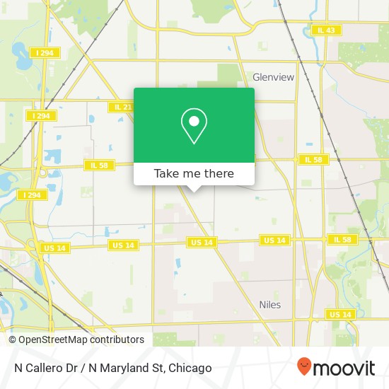 Mapa de N Callero Dr / N Maryland St