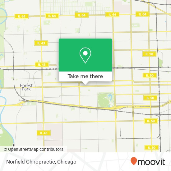 Norfield Chiropractic map