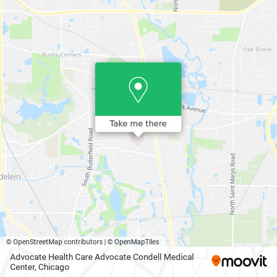 Mapa de Advocate Health Care Advocate Condell Medical Center