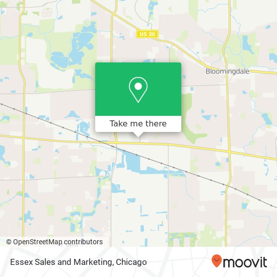 Essex Sales and Marketing map