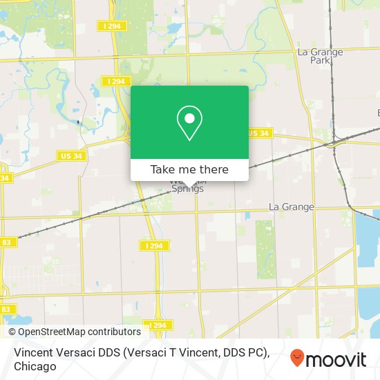 Vincent Versaci DDS (Versaci T Vincent, DDS PC) map