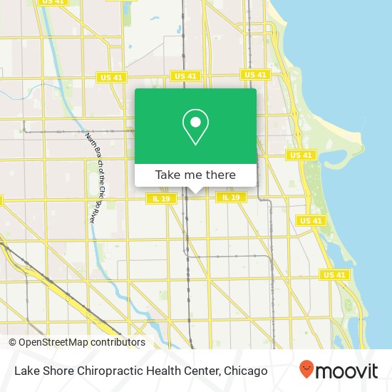 Lake Shore Chiropractic Health Center map