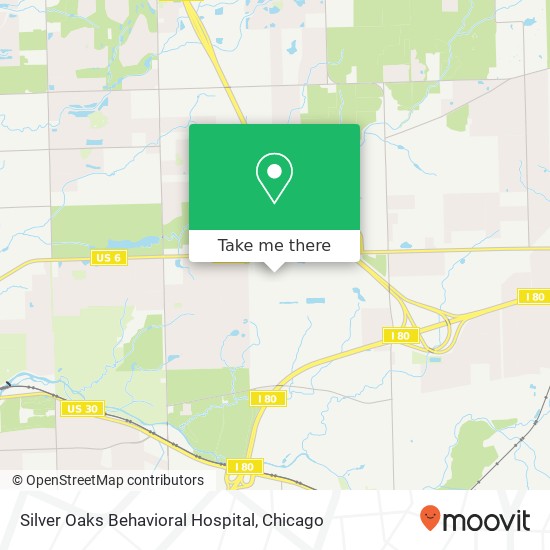 Silver Oaks Behavioral Hospital map
