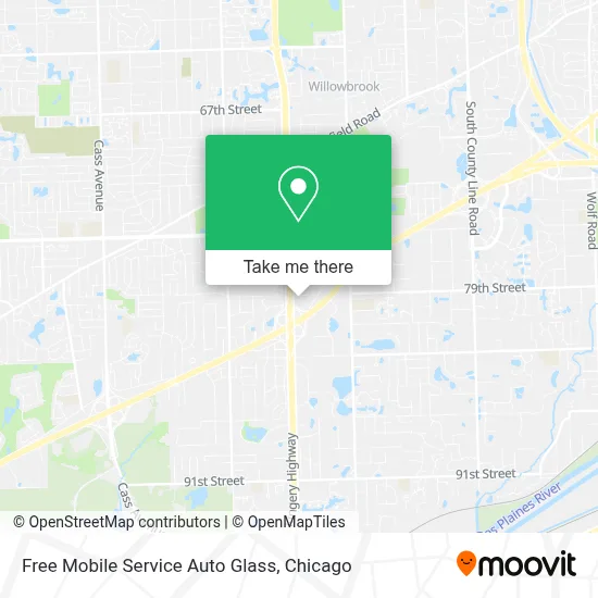 Free Mobile Service Auto Glass map