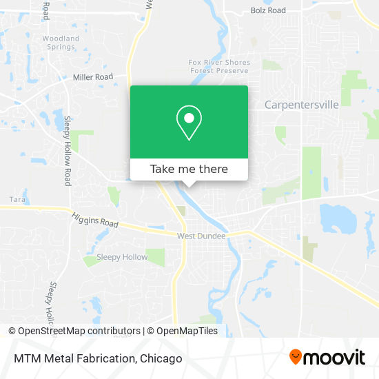 MTM Metal Fabrication map