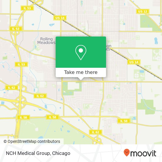 NCH Medical Group map