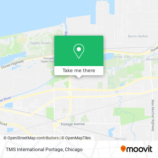 TMS International Portage map