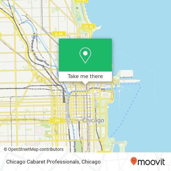 Chicago Cabaret Professionals map