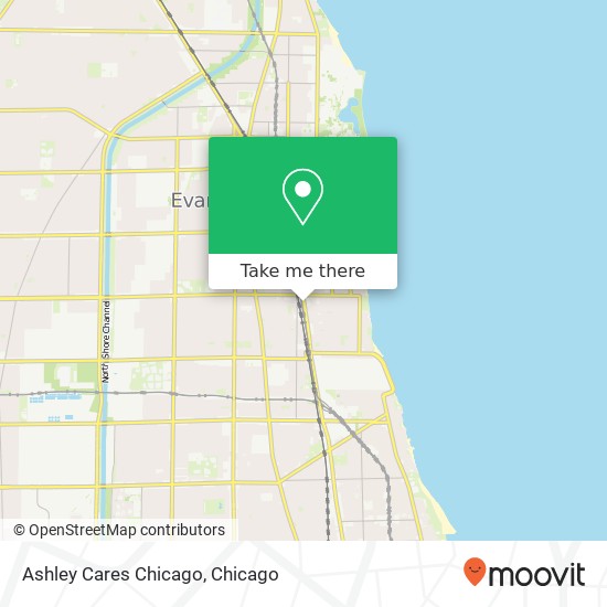 Ashley Cares Chicago map