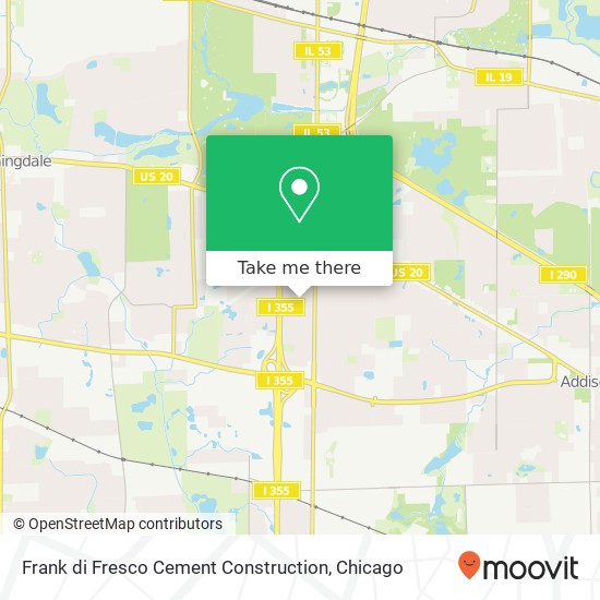 Mapa de Frank di Fresco Cement Construction
