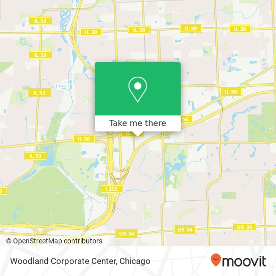 Mapa de Woodland Corporate Center