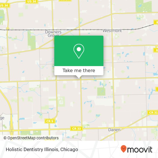 Holistic Dentistry Illinois map
