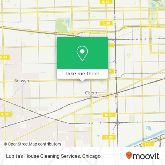 Lupita's House Cleaning Services map