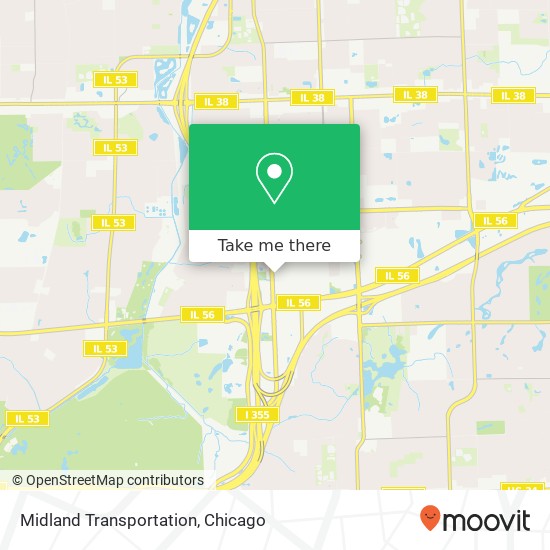 Midland Transportation map