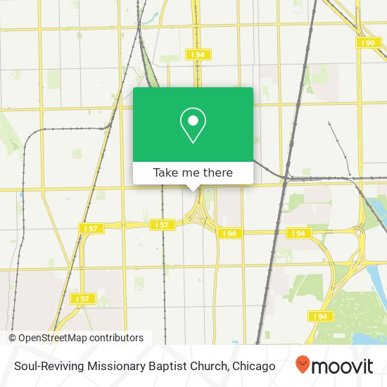 Mapa de Soul-Reviving Missionary Baptist Church