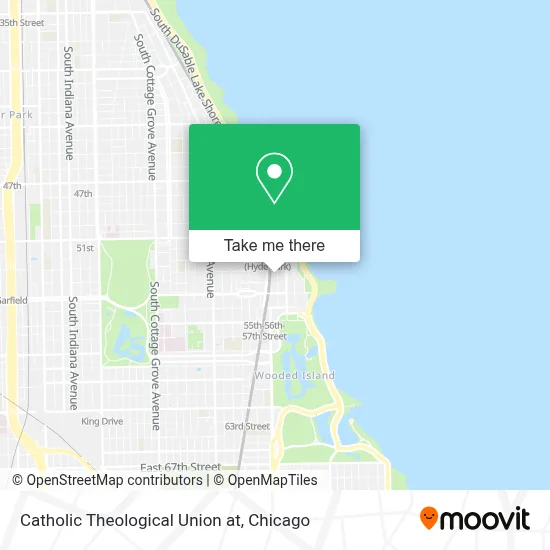Catholic Theological Union at map