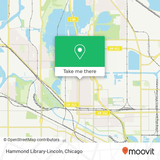 Mapa de Hammond Library-Lincoln