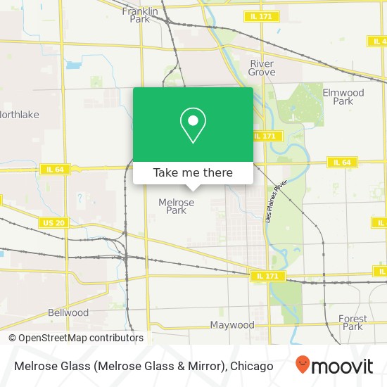 Melrose Glass (Melrose Glass & Mirror) map