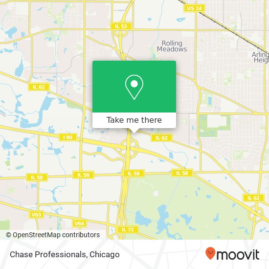 Chase Professionals map