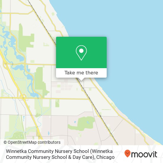 Mapa de Winnetka Community Nursery School (Winnetka Community Nursery School & Day Care)