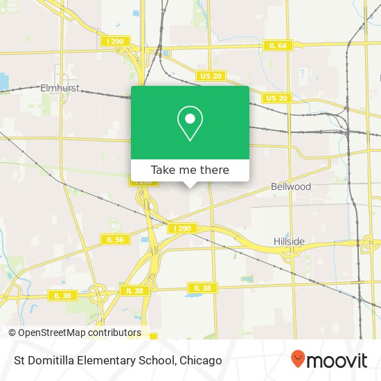 St Domitilla Elementary School map