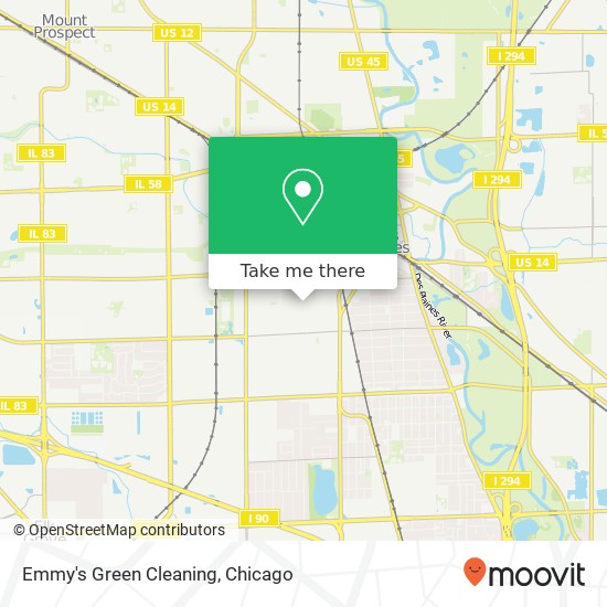 Mapa de Emmy's Green Cleaning