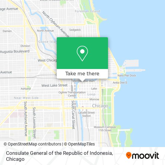 Consulate General of the Republic of Indonesia map
