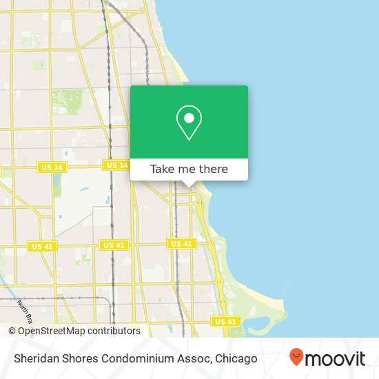 Sheridan Shores Condominium Assoc map