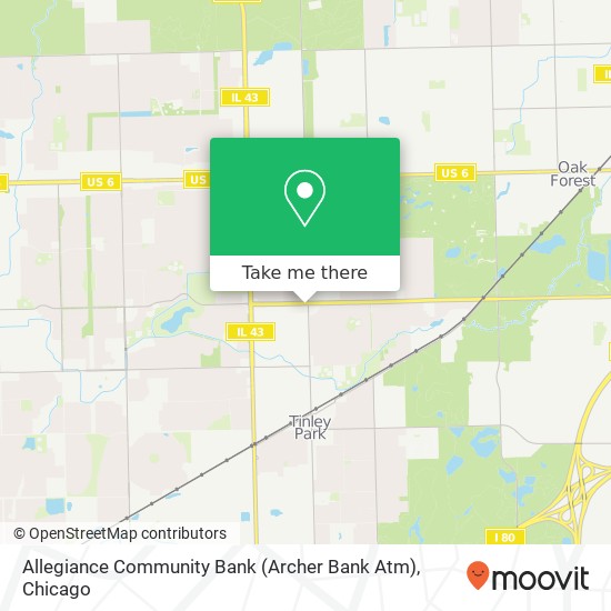 Allegiance Community Bank (Archer Bank Atm) map