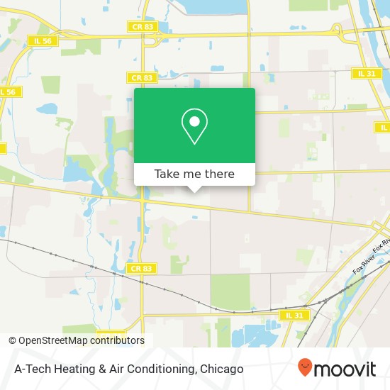 A-Tech Heating & Air Conditioning map