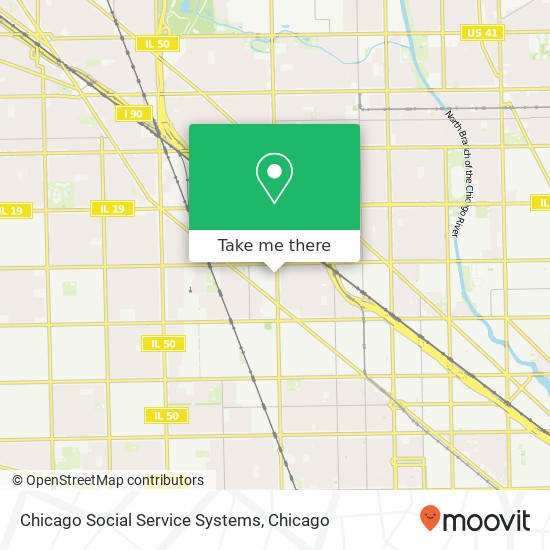 Mapa de Chicago Social Service Systems