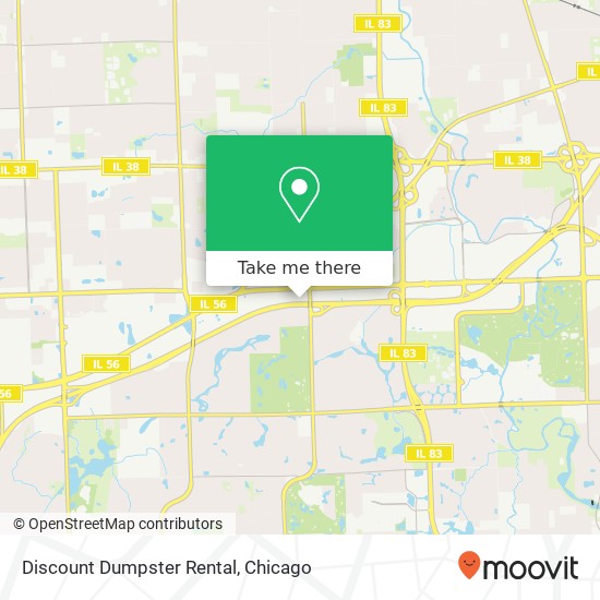 Mapa de Discount Dumpster Rental