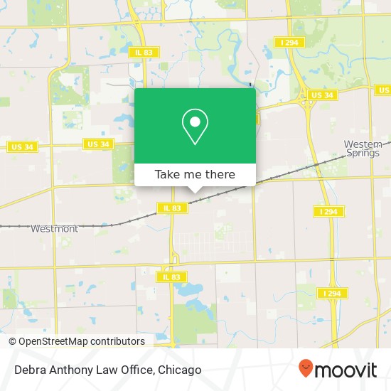 Mapa de Debra Anthony Law Office