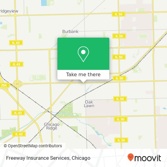 Freeway Insurance Services map