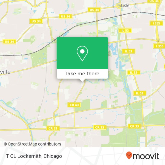 T CL Locksmith map