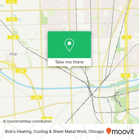 Bob's Heating, Cooling & Sheet Metal Work map