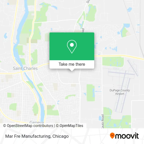 Mar Fre Manufacturing map