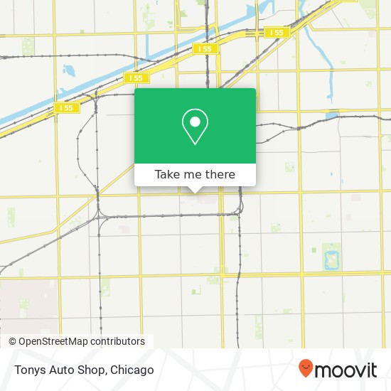 Mapa de Tonys Auto Shop
