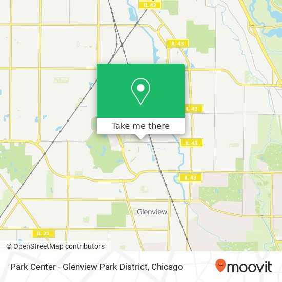 Park Center - Glenview Park District map