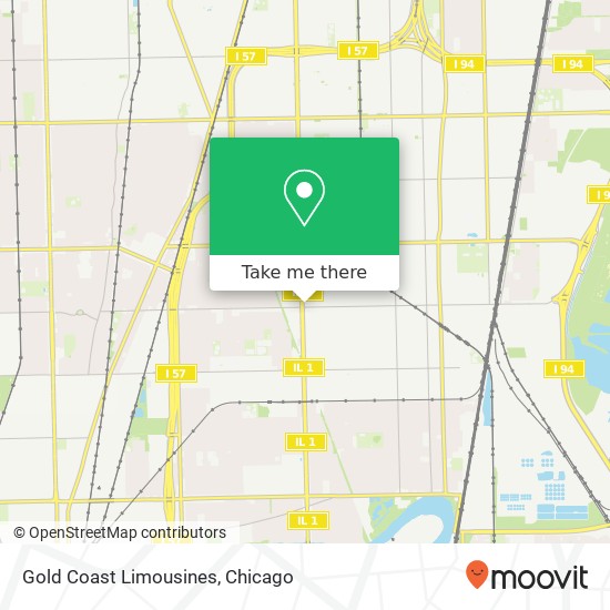 Gold Coast Limousines map