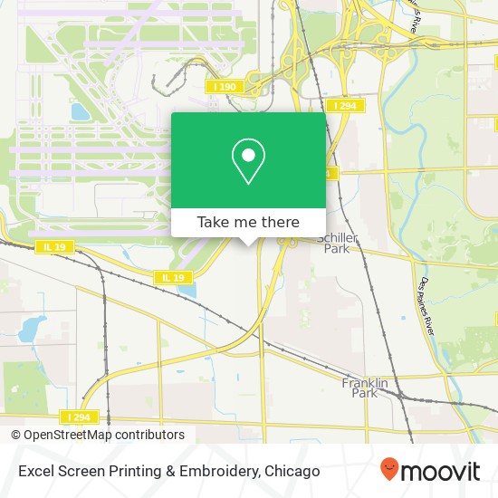 Excel Screen Printing & Embroidery map