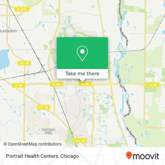 Mapa de Portrait Health Centers