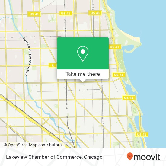 Lakeview Chamber of Commerce map