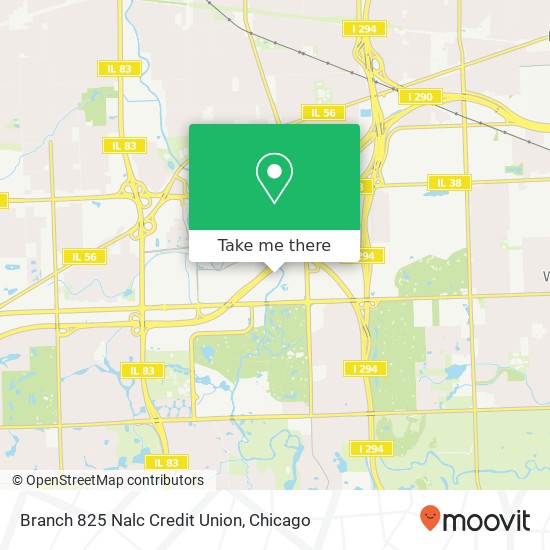 Mapa de Branch 825 Nalc Credit Union