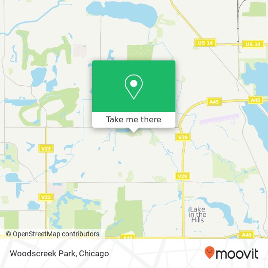 Woodscreek Park map