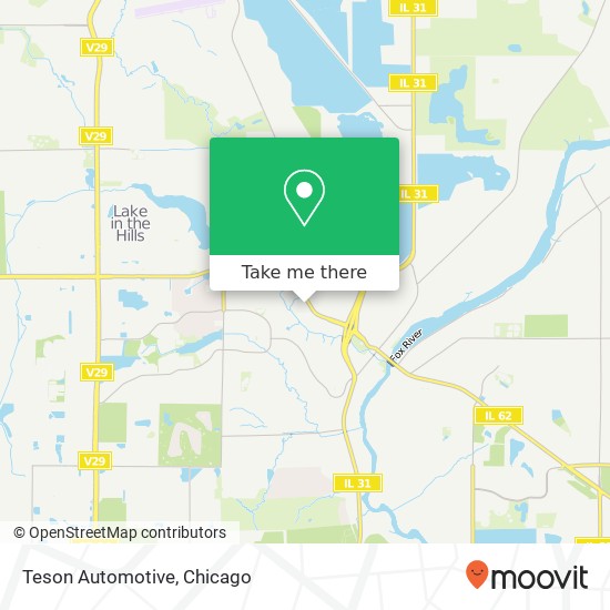 Teson Automotive map