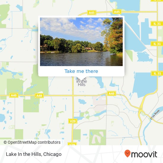 Lake In the Hills map