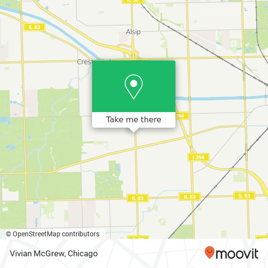 Vivian McGrew map